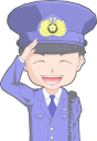 警察官（笑顔）