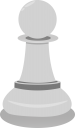 チェスの駒のポーンのイラストです。
