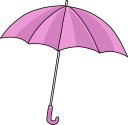 一般的な傘のイラストです。