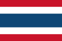 タイの国旗のイラストです。