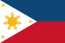 フィリピンの国旗のイラストです。