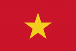 ベトナムの国旗のイラストです。
