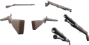 ゲベール銃(3Dレンダリング画像)
