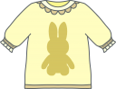 子供用の黄色のシャツのイラストです。