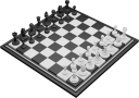 チェス駒とチェス盤