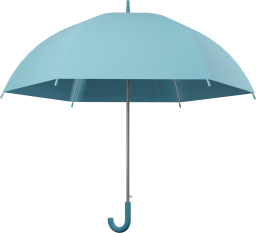 一般的な雨傘の3D素材です。