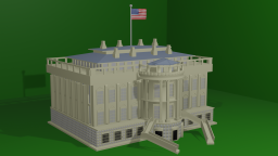 ホワイトハウスの3Dオブジェクトです。