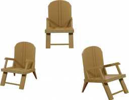 木の椅子の3D画像のまとめです。