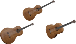 ギターの3Dレンダリング画像のまとめファイルです。