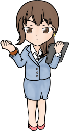 時間を大切にするコンサルタントのイラストです。