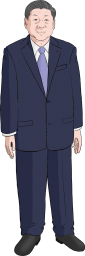 習近平のイラストです。