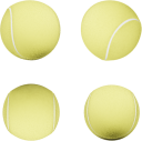テニスボールの３Dレンダリング画像です。