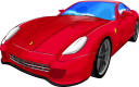 Ferrari 599 のイラストです。