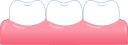 健康な歯と歯茎のイラスト