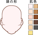 ちょっとごつい輪郭