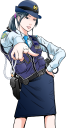 指さす婦警さん