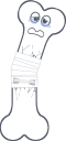 折れた骨
