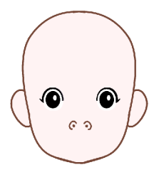 着せ替えイラスト用鼻