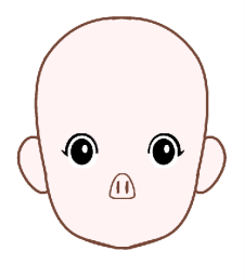 着せ替えイラスト用鼻