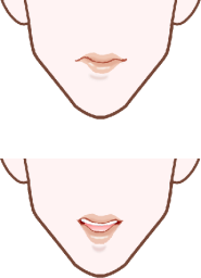 着せ替えイラスト用口2点