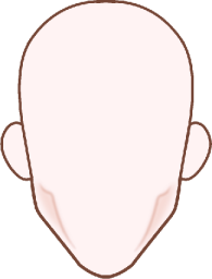着せ替えイラスト用頬の影