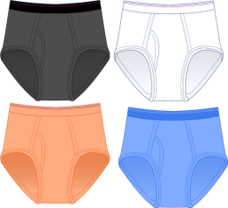 男性用ブリーフ4点セット