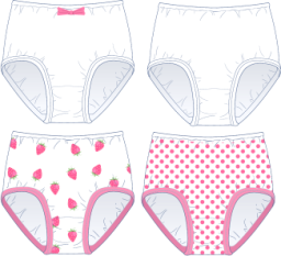 子供用パンツ4点セット