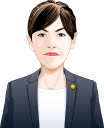 きりっと表情の小野田紀美