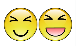 ニコニコ笑いマーク2点セット