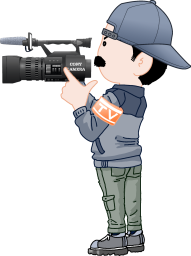 撮影しているカメラマン