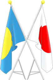 日本パラオ友好国旗