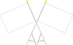 無地のクロス旗