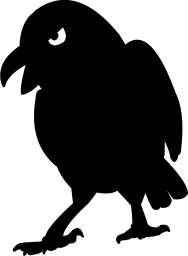 カラスのシルエット