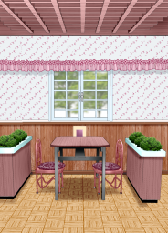 喫茶店の椅子とテーブル