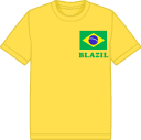 ブラジルカラーのTシャツ