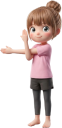 ストレッチする女性