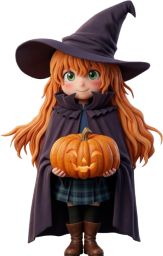ハロウインのコスプレの女の子