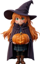ハロウインのコスプレの女の子