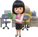 職場で働く事務職員