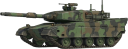 迷彩色の戦車