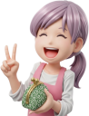 笑顔でホクホクのお母さん