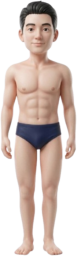水泳部の男子