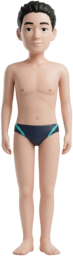 水泳部の男子