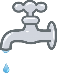 パッキンが痛み水漏れする蛇口