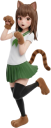 ネコのコスプレをした女性