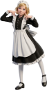 メイド服を着た女性