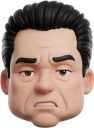 顔だけアイコンのおじさん
