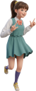 はしゃぐ女生徒