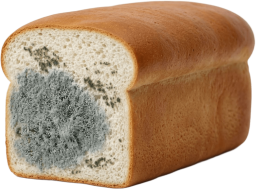 カビの生えた食パン