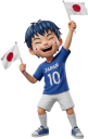 日本代表を応援するサポーター